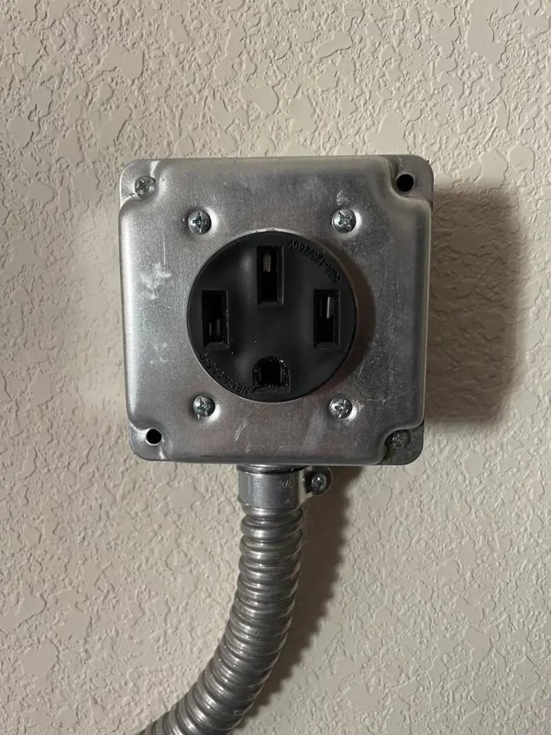 NEMA 14-50 outlet installed for Smart Home Electrical in Kennewick
